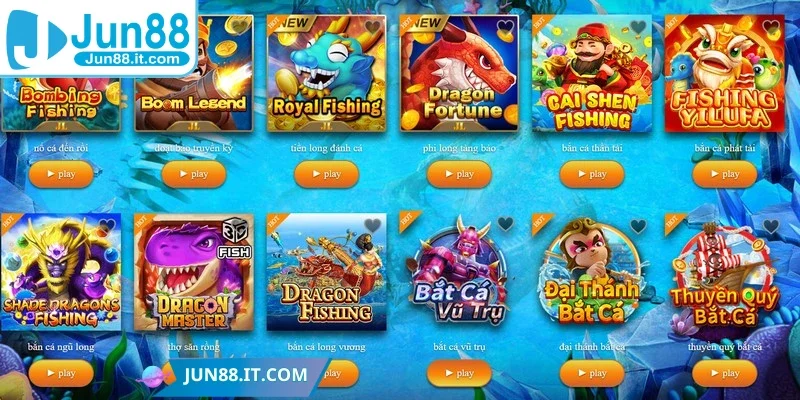 Quy trình chơi bắn cá rất đơn giản, dễ hiểu cho anh em